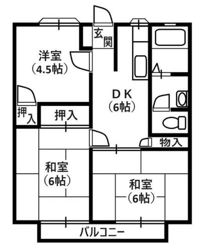 同じ建物の物件間取り写真 - ID:222016653436