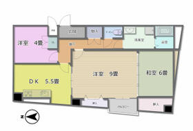 香川県坂出市寿町２丁目（賃貸マンション3DK・3階・52.77㎡） その2