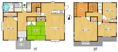 detached 熊本県上益城郡嘉島町大字上六嘉