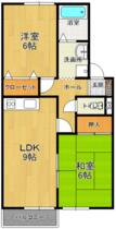 ソレイユ南 102 ｜ 長崎県西彼杵郡時津町浜田郷（賃貸アパート2LDK・1階・50.47㎡） その2