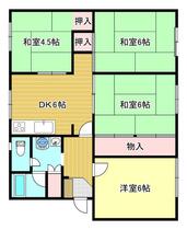 兵庫県加古川市尾上町養田（賃貸マンション4DK・2階・64.84㎡） その1