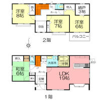 ギルガ  ｜ 群馬県太田市東矢島町（賃貸一戸建4LDK・--・127.00㎡） その2