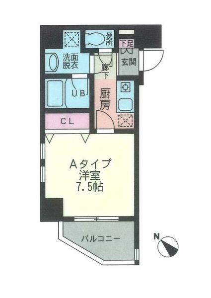 Ｃｉｍａ　Ｃｏｐｐｉ 201｜東京都渋谷区初台２丁目(賃貸マンション1K・2階・24.89㎡)の写真 その2