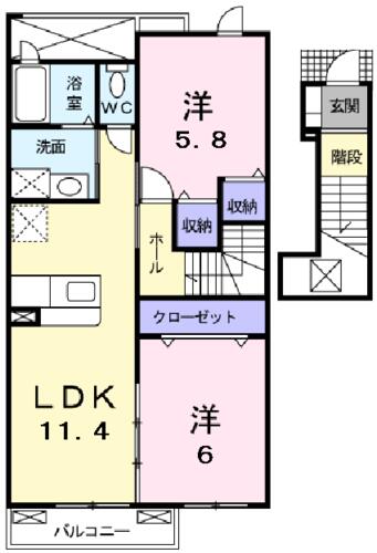 同じ建物の物件間取り写真 - ID:207001242533