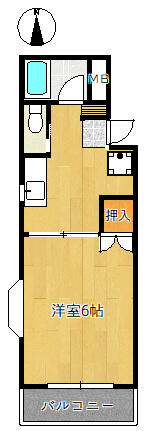 第２パールハイツ 103｜東京都江戸川区東葛西５丁目(賃貸マンション1K・1階・21.00㎡)の写真 その2