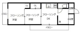 ナカダテコーポ 301 ｜ 神奈川県横浜市神奈川区高島台（賃貸マンション2DK・3階・39.74㎡） その2