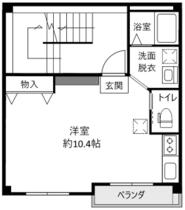 カーサ北村 3A ｜ 大阪府大阪市福島区鷺洲２丁目（賃貸マンション1R・3階・25.00㎡） その1