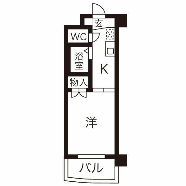 愛知県名古屋市東区白壁３丁目(賃貸マンション1K・3階・24.90㎡)の写真 その2