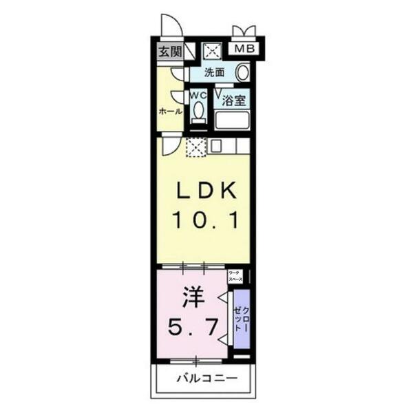 メゾン　アイティー　キング 302｜東京都世田谷区世田谷２丁目(賃貸マンション1LDK・3階・40.12㎡)の写真 その2