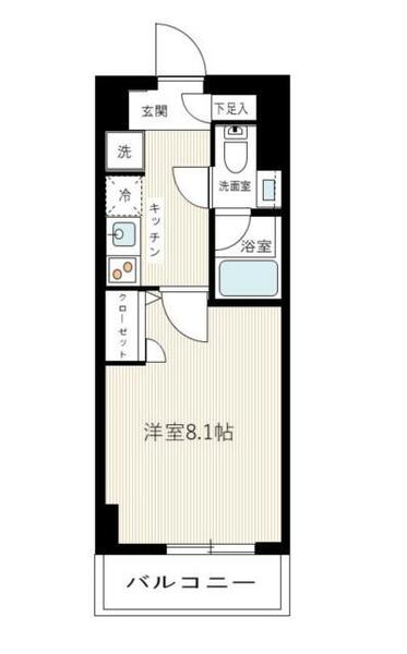 ＭＡＸＩＶ北糀谷 0303｜東京都大田区北糀谷１丁目(賃貸マンション1K・3階・25.83㎡)の写真 その2