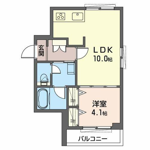 クレスティーク 203｜東京都小金井市梶野町５丁目(賃貸マンション1LDK・2階・35.72㎡)の写真 その2