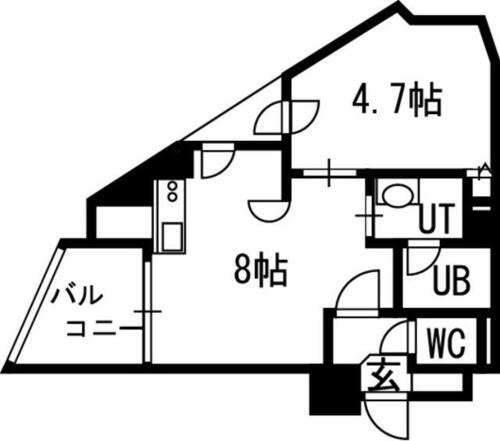 同じ建物の物件間取り写真 - ID:201022726173