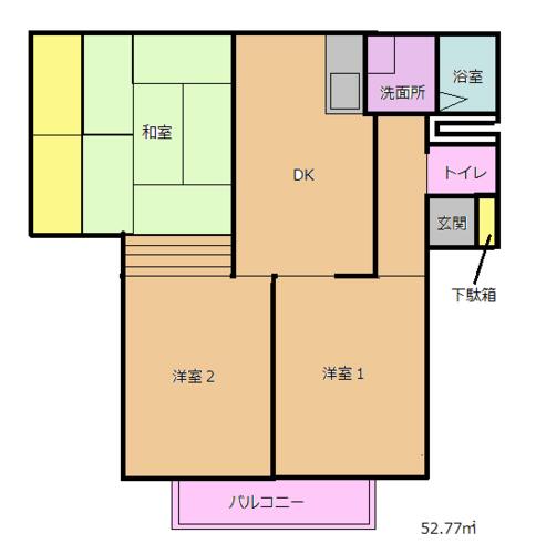 同じ建物の物件間取り写真 - ID:242001535178