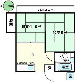 神奈川県川崎市中原区木月２丁目(賃貸アパート2K・2階・32.23㎡)の写真 その1
