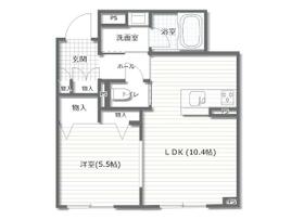 ジャスミン伊那　Ａ棟 303 ｜ 長野県伊那市狐島（賃貸マンション1LDK・3階・41.23㎡） その2