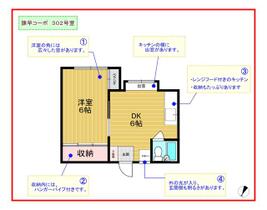 長崎県諫早市金谷町（賃貸マンション1DK・3階・35.00㎡） その2