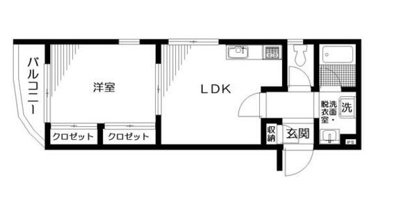 東京都目黒区東山３丁目(賃貸マンション1LDK・1階・36.90㎡)の写真 その2