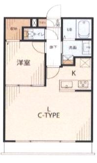 東京都目黒区東が丘１丁目(賃貸マンション1LDK・3階・40.00㎡)の写真 その2