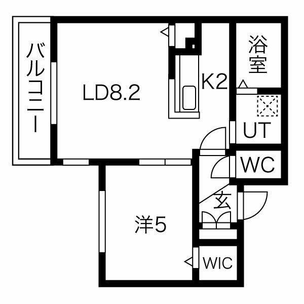 北海道札幌市中央区南四条西１６丁目(賃貸マンション1LDK・4階・35.58㎡)の写真 その2