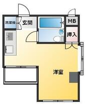 埼玉県所沢市緑町１丁目（賃貸マンション1R・2階・22.60㎡） その2