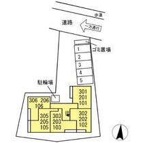 大分県大分市寿町（賃貸アパート1LDK・2階・38.88㎡） その2