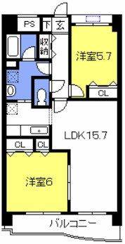 同じ建物の物件間取り写真 - ID:211049602485