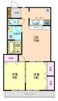 ベルーガ明和 202 ｜ 神奈川県横浜市磯子区栗木１丁目（賃貸マンション2LDK・2階・60.45㎡） その1