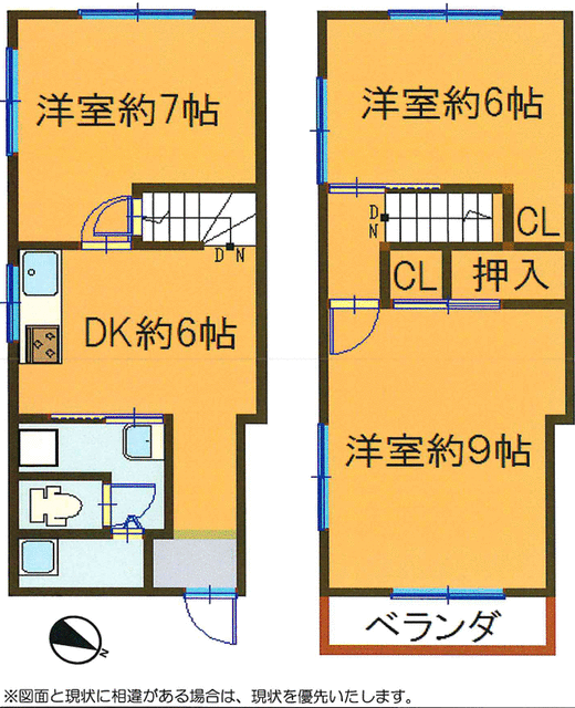 house for sale in 松原市, Osaka | ¥9,800,000 | 3DK | Akiyama house finder