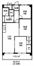 ハイレジデンス上園苑 303 ｜ 愛知県名古屋市中区丸の内１丁目（賃貸マンション3LDK・3階・66.67㎡） その1