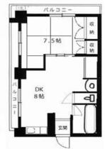 幸田ビル  ｜ 東京都渋谷区広尾５丁目（賃貸マンション1DK・3階・44.04㎡） その2