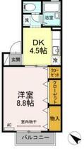 フロラシオン川内Ⅲ  ｜ 徳島県徳島市川内町北原（賃貸アパート1DK・2階・32.74㎡） その1