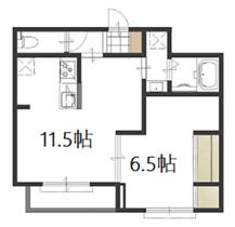 リエゾン小町 201 ｜ 神奈川県鎌倉市小町２丁目（賃貸アパート1LDK・2階・41.40㎡） その2