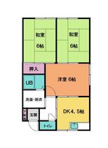 コーポサトウ 201 ｜ 愛知県名古屋市港区惟信町３丁目（賃貸アパート3DK・2階・48.60㎡） その1