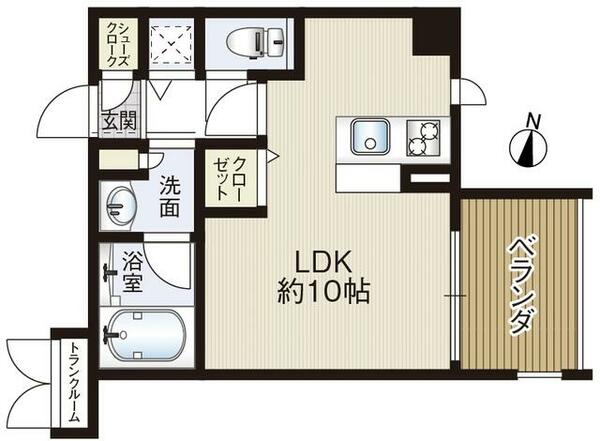 ザ・ガーデンスイート｜大阪府高槻市芥川町４丁目(賃貸マンション1R・2階・28.65㎡)の写真 その1