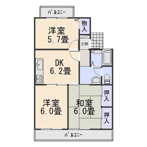 バーベナ光台A棟_間取り_0