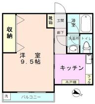 栃木県下野市石橋（賃貸アパート1DK・1階・33.67㎡） その2