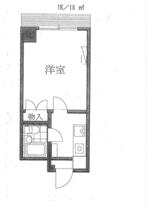 ベルヴェ府中 402 ｜ 東京都府中市本町２丁目（賃貸マンション1K・4階・18.00㎡） その1