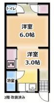 リーフ和泉砂川 18 ｜ 大阪府泉南市信達市場（賃貸アパート2K・2階・25.57㎡） その2