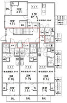 フォレ郡山  ｜ 奈良県大和郡山市筒井町（賃貸アパート1LDK・2階・30.01㎡） その2