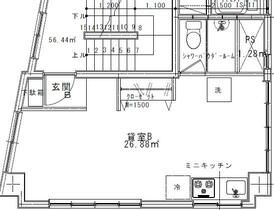 巴屋ビル 3B ｜ 東京都杉並区阿佐谷南１丁目（賃貸マンション1R・3階・26.88㎡） その2