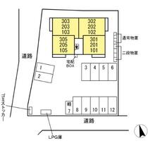 シュールメゾン 103 ｜ 福島県福島市郷野目字宝来町（賃貸アパート1LDK・1階・34.76㎡） その14