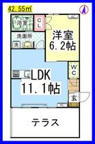 ＬＩＯＮＡ（リオナ） 102 ｜ 神奈川県大和市中央林間２丁目（賃貸マンション1LDK・1階・42.55㎡） その2