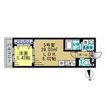 ＴＫＰ新松戸Ⅰ 305 ｜ 千葉県松戸市新松戸３丁目（賃貸アパート1LDK・3階・29.03㎡） その2