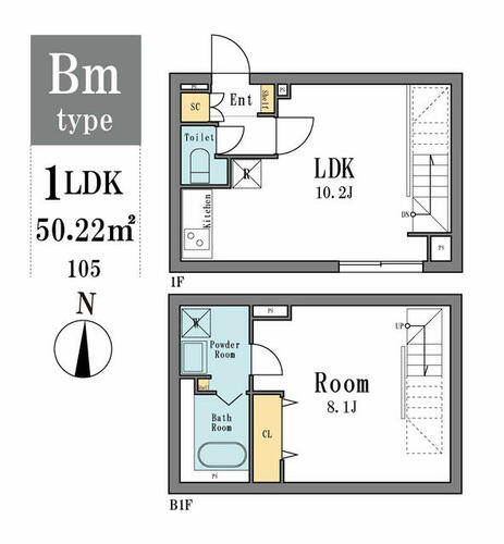 同じ建物の物件間取り写真 - ID:213111746949