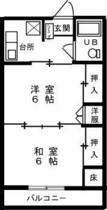 福島県福島市陣場町（賃貸マンション2K・7階・29.52㎡） その1