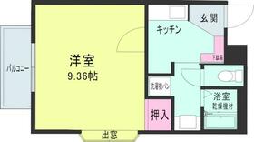 熊本県熊本市中央区新屋敷３丁目（賃貸マンション1K・5階・27.69㎡） その2