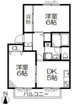 コーポラスビックツリー C101 ｜ 栃木県鹿沼市千渡（賃貸アパート2K・1階・42.78㎡） その2