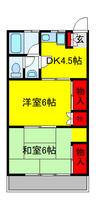 いつきレジデンス光ヶ丘 202 ｜ 千葉県柏市光ケ丘１丁目（賃貸アパート2DK・2階・36.45㎡） その2