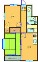 高知県高知市北金田（賃貸マンション2DK・3階・46.44㎡） その1