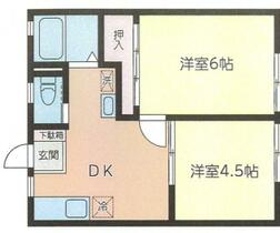 サンビレッジ笈川Ｂ 102 ｜ 神奈川県横浜市都筑区早渕１丁目（賃貸アパート2DK・1階・35.91㎡） その2